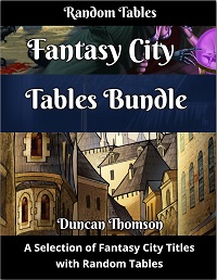Fantasy City Tables Bundle on DriveThru RPG