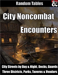 City Noncombat Encounters on DM's Guild